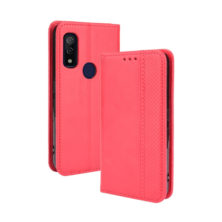Magnetic Buckle Retro Crazy Horse Texture Horizontal Flip Leather Case with Holder & Card Slots & Photo Frame, For Doogee S59 / S59 Pro, For Doogee S88 Plus / S88 Pro, For Fujitsu Arrows WE, For Blackview Oscal C20, For Nokia C30, For Nokia C50 5G     ...