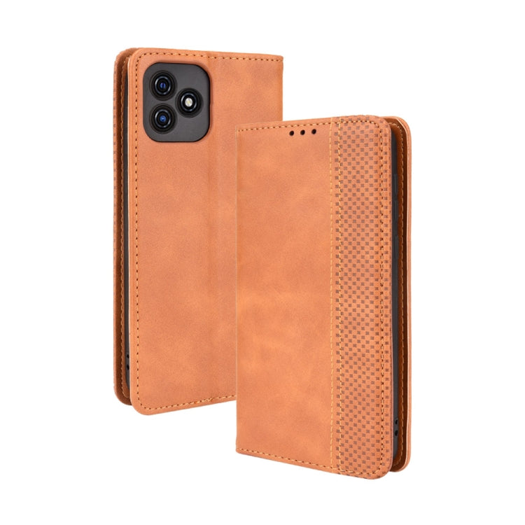 Magnetic Buckle Retro Crazy Horse Texture Horizontal Flip Leather Case with Holder & Card Slots & Photo Frame, For Doogee S59 / S59 Pro, For Doogee S88 Plus / S88 Pro, For Fujitsu Arrows WE, For Blackview Oscal C20, For Nokia C30, For Nokia C50 5G     ...