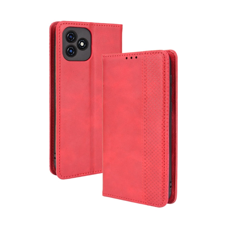 Magnetic Buckle Retro Crazy Horse Texture Horizontal Flip Leather Case with Holder & Card Slots & Photo Frame, For Doogee S59 / S59 Pro, For Doogee S88 Plus / S88 Pro, For Fujitsu Arrows WE, For Blackview Oscal C20, For Nokia C30, For Nokia C50 5G     ...