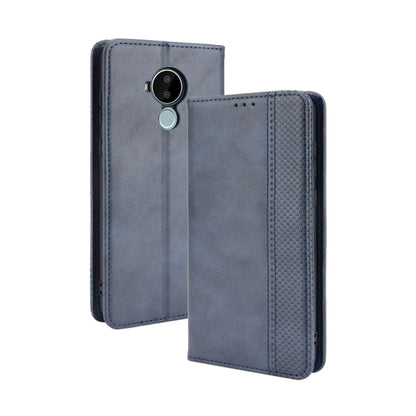 Magnetic Buckle Retro Crazy Horse Texture Horizontal Flip Leather Case with Holder & Card Slots & Photo Frame, For Doogee S59 / S59 Pro, For Doogee S88 Plus / S88 Pro, For Fujitsu Arrows WE, For Blackview Oscal C20, For Nokia C30, For Nokia C50 5G     ...