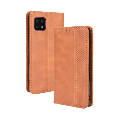 Magnetic Buckle Retro Crazy Horse Texture Horizontal Flip Leather Case with Holder & Card Slots & Photo Frame, For Doogee S59 / S59 Pro, For Doogee S88 Plus / S88 Pro, For Fujitsu Arrows WE, For Blackview Oscal C20, For Nokia C30, For Nokia C50 5G     ...