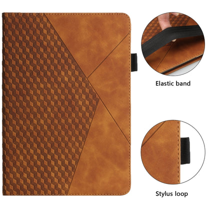 Rhombus Skin Feel Horizontal Flip Tablet Leather Case with Card Slots & Holder, For Samsung Galaxy Tab S6 Lite SM-P610/T615, For Samsung Galaxy Tab A 10.1 2019 T510, For Samsung Galaxy Tab A7 10.4 2020 T500/T505                                         ...