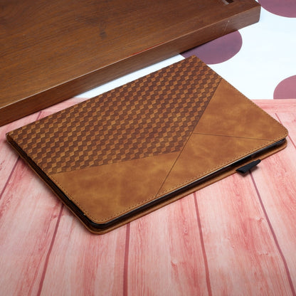 Rhombus Skin Feel Horizontal Flip Tablet Leather Case with Card Slots & Holder, For Samsung Galaxy Tab S6 Lite SM-P610/T615, For Samsung Galaxy Tab A 10.1 2019 T510, For Samsung Galaxy Tab A7 10.4 2020 T500/T505                                         ...