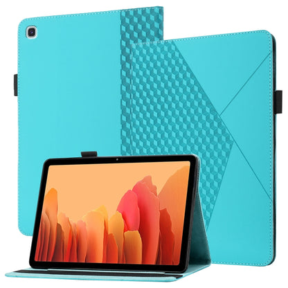 Rhombus Skin Feel Horizontal Flip Tablet Leather Case with Card Slots & Holder, For Samsung Galaxy Tab S6 Lite SM-P610/T615, For Samsung Galaxy Tab A 10.1 2019 T510, For Samsung Galaxy Tab A7 10.4 2020 T500/T505                                         ...