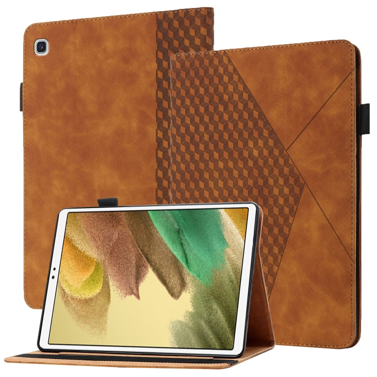 Rhombus Skin Feel Horizontal Flip Tablet Leather Case with Card Slots & Holder, For Samsung Galaxy Tab S6 Lite SM-P610/T615, For Samsung Galaxy Tab A 10.1 2019 T510, For Samsung Galaxy Tab A7 10.4 2020 T500/T505                                         ...