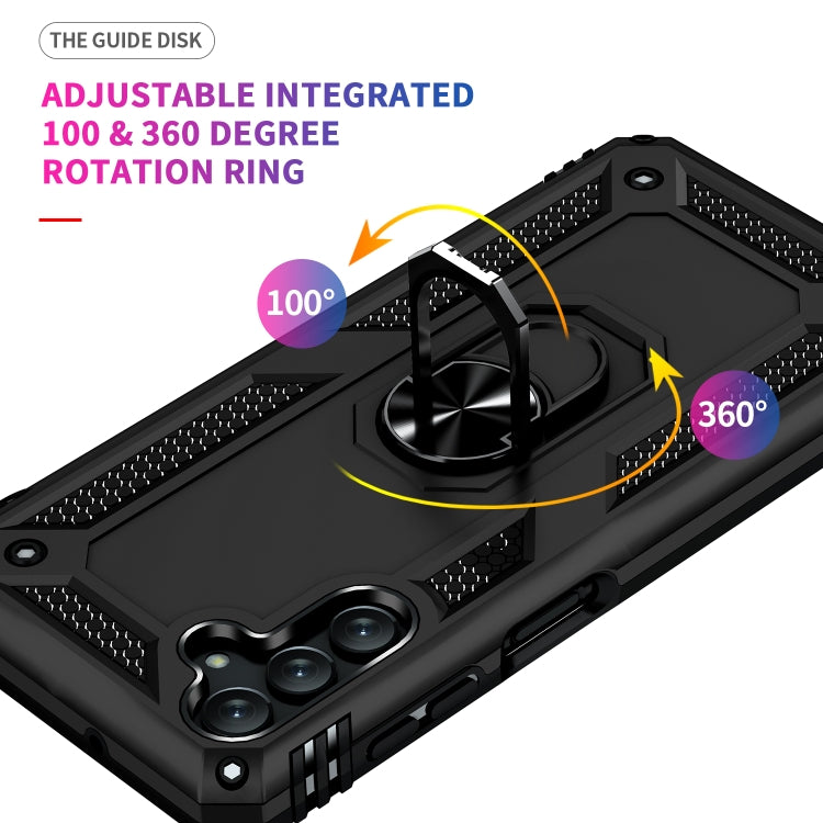 Shockproof TPU + PC Protective Case with 360 Degree Rotating Holder, For Samsung Galaxy A13 5G