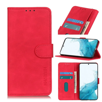 KHAZNEH Retro Texture PU + TPU Horizontal Flip Leather Case with Holder & Card Slots & Wallet, For Samsung Galaxy S22 5G, For Samsung Galaxy S22+ 5G, For Samsung Galaxy S22 Ultra 5G, For Xiaomi Civi 5G