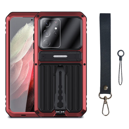 Armor Shockproof Splash-proof Dust-proof Phone Case with Holder, For Samsung Galaxy S21 5G, For Samsung Galaxy S21+ 5G, For Samsung Galaxy S21 Ultra 5G, For Samsung Galaxy S21 FE