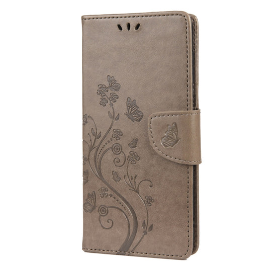 Butterfly Flower Pattern Horizontal Flip Leather Phone Case with Card Slot & Holder, For Samsung Galaxy A13 5G