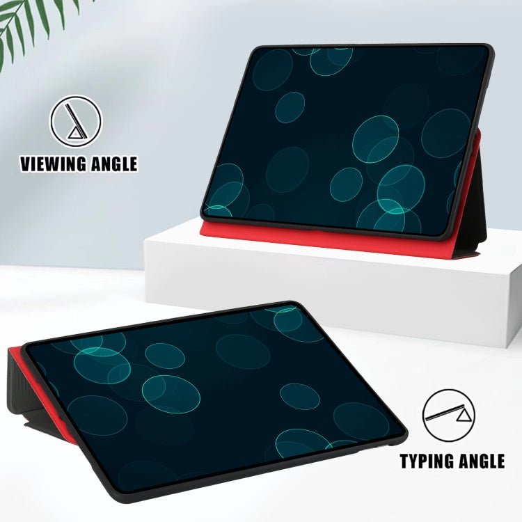 Dual-Folding Horizontal Flip Tablet Leather Case with Holder & Sleep / Wake-up Function, For Samsung Galaxy Tab A 8.0 2019 SM-T290, For Samsung Galaxy Tab A 10.1 2019, For Samsung Galaxy Tab A 10.1 T580/T585C, For Samsung Galaxy Tab A7 10.4 T500       ...