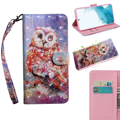 3D Painted Pattern Horizontal Flip Leather Phone Case with Holder & Lanyard, For Samaung Galaxy S22 5G, For Samaung Galaxy S22+ 5G, For Samaung Galaxy S22 Ultra 5G, For Samsung Galaxy A13 5G
