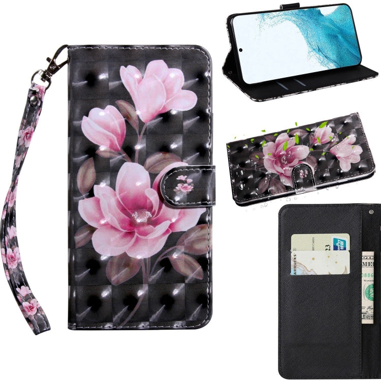 3D Painted Pattern Horizontal Flip Leather Phone Case with Holder & Lanyard, For Samaung Galaxy S22 5G, For Samaung Galaxy S22+ 5G, For Samaung Galaxy S22 Ultra 5G, For Samsung Galaxy A13 5G