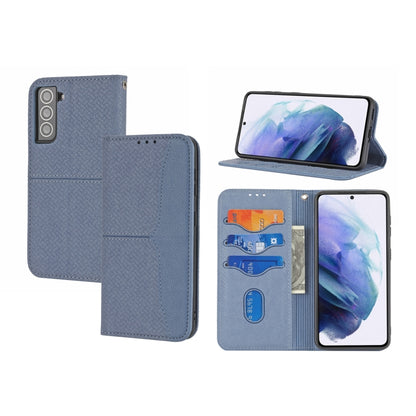 Woven Texture Stitching Magnetic Horizontal Flip PU Leather Phone Case, For Samaung Galaxy S22 5G, For Samaung Galaxy S22+ 5G