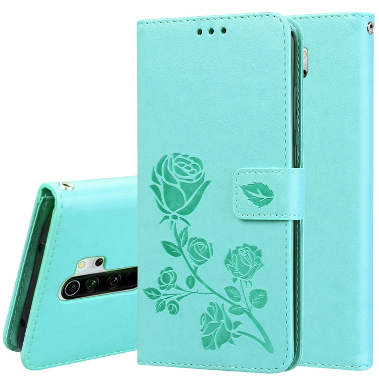 Rose Embossed Horizontal Flip PU Leather Case for Galaxy A10, with Holder & Card Slots & Wallet, For Xiaomi Redmi 8, For Xiaomi Redmi Note 8, For Xiaomi Redmi Note 8 Pro, For Galaxy A10s, For Galaxy A20s