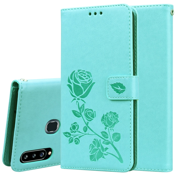 Rose Embossed Horizontal Flip PU Leather Case for Galaxy A10, with Holder & Card Slots & Wallet, For Xiaomi Redmi 8, For Xiaomi Redmi Note 8, For Xiaomi Redmi Note 8 Pro, For Galaxy A10s, For Galaxy A20s