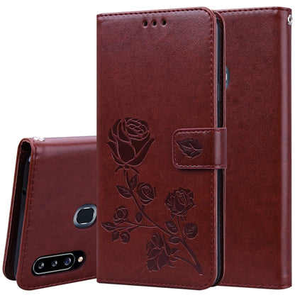 Rose Embossed Horizontal Flip PU Leather Case for Galaxy A10, with Holder & Card Slots & Wallet, For Xiaomi Redmi 8, For Xiaomi Redmi Note 8, For Xiaomi Redmi Note 8 Pro, For Galaxy A10s, For Galaxy A20s