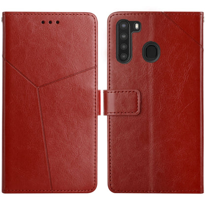 Y Stitching Horizontal Flip Leather Case with Holder & Card Slots & Wallet & Photo Frame, For Samsung Galaxy A20s, For Samsung Galaxy A21, For Samsung Galaxy A21s EU Version, For Samsung Galaxy A22 4G, For Samsung Galaxy A22 5G, For Samsung Galaxy A32 ...