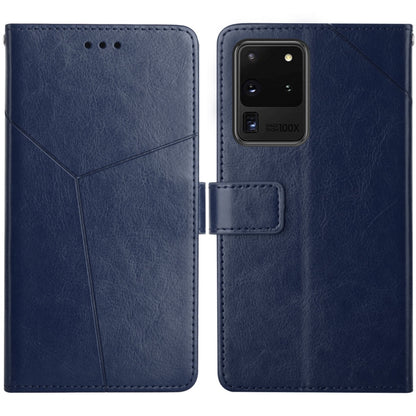 Y Stitching Horizontal Flip Leather Case with Holder & Card Slots & Wallet & Photo Frame, For Samsung Galaxy S20, For Samsung Galaxy S20+, For Samsung Galaxy S20 Ultra, For Samsung Galaxy S20 FE, For Samsung Galaxy S21 5G, For Samsung Galaxy S21 FE 5G ...