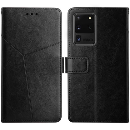 Y Stitching Horizontal Flip Leather Case with Holder & Card Slots & Wallet & Photo Frame, For Samsung Galaxy S20, For Samsung Galaxy S20+, For Samsung Galaxy S20 Ultra, For Samsung Galaxy S20 FE, For Samsung Galaxy S21 5G, For Samsung Galaxy S21 FE 5G ...