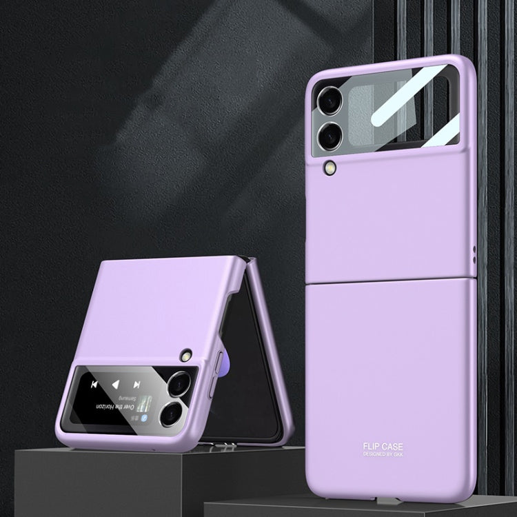 GKK Integrated Ultra-thin Full Coverage Phone Flip Case, For Samsung Galaxy Z Flip3 5G