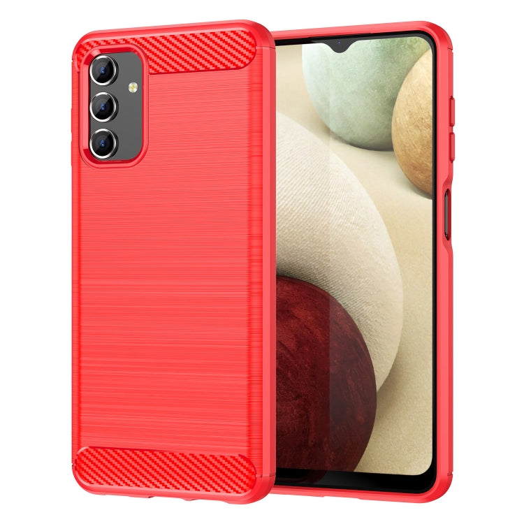 Brushed Texture Carbon Fiber TPU Phone Case, For Samsung Galaxy A13 5G, For Samsung Galaxy M52 5G