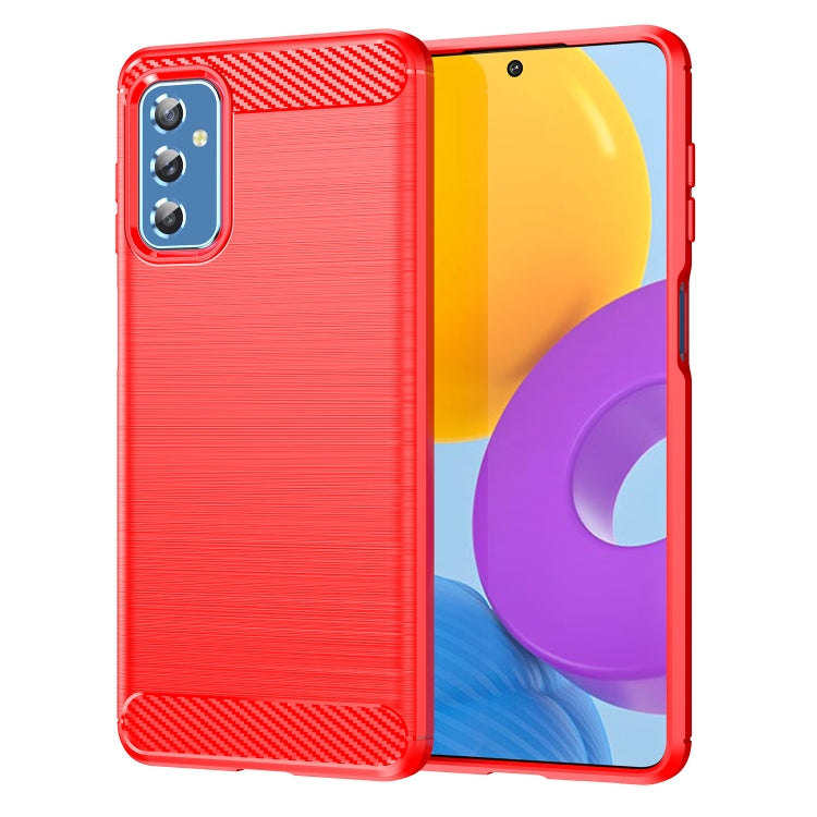 Brushed Texture Carbon Fiber TPU Phone Case, For Samsung Galaxy A13 5G, For Samsung Galaxy M52 5G