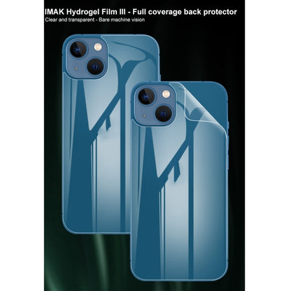 2 PCS IMAK Curved Full Screen Hydrogel Film Back Protector, For iPhone 13, For iPhone 13 mini, For iPhone 13 Pro, For iPhone 13 Pro Max