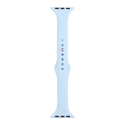 Slimming Silicone Replacement Watchband For Apple Watch Series, 7 41mm / 6&SE&5&4 40mm / 3&2&1 38mm