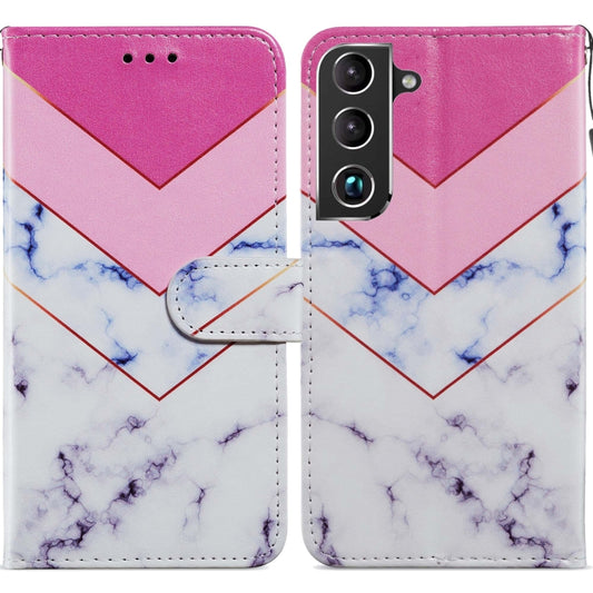 Painted Pattern Horizontal Flip Phone Leather Case with Holder & Card Slots & Photo Frame, For Samsung Galaxy S22 5G, For Samsung Galaxy S22+ 5G, For Samaung Galaxy S22 Ultra 5G