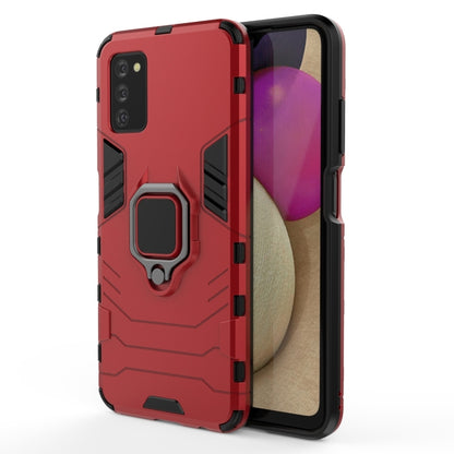 PC + TPU Shockproof Phone Case with Magnetic Ring Holder, For Samsung Galaxy A03s 166mm
