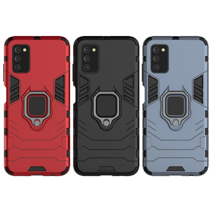PC + TPU Shockproof Phone Case with Magnetic Ring Holder, For Samsung Galaxy A03s 166mm