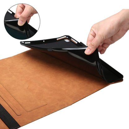 Rhombus Skin Feel Horizontal Flip Tablet Leather Case with Card Slots & Holder, For Samsung Galaxy Tab A8 10.5 2021 X200/X205, For OPPO Realme Pad