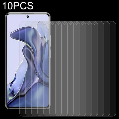 10 PCS 0.26mm 9H 2.5D Tempered Glass Film, For Xiaomi Mi 11 Lite 5G NE / Mi 11 Lite 5G (10 PCS), For Xiaomi Mi 11T / 11T Pro (10 PCS), For Samsung Galaxy M32 5G (10 PCS)