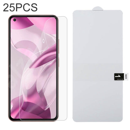 25 PCS Full Screen Protector Explosion-proof Hydrogel Film, For Samsung Galaxy A52s 5G (25 PCS), For Samsung Galaxy M52 5G (25 PCS), For Samsung Galaxy M32 5G (25 PCS), For Xiaomi Redmi Note 10 Lite (25 PCS), For Xiaomi Mi 11 Lite 5G NE (25 PCS)