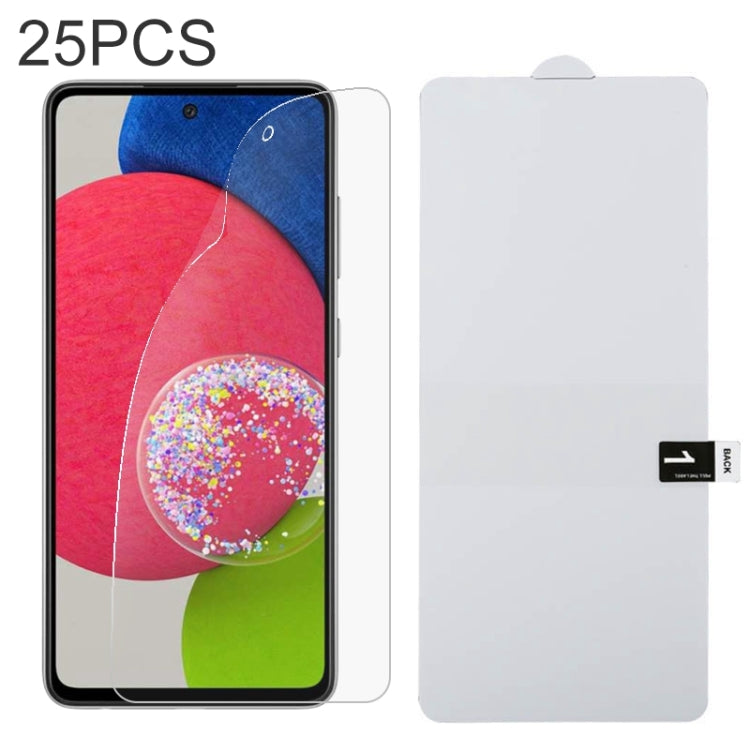 25 PCS Full Screen Protector Explosion-proof Hydrogel Film, For Samsung Galaxy A52s 5G (25 PCS), For Samsung Galaxy M52 5G (25 PCS), For Samsung Galaxy M32 5G (25 PCS), For Xiaomi Redmi Note 10 Lite (25 PCS), For Xiaomi Mi 11 Lite 5G NE (25 PCS)