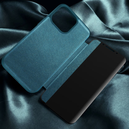 Magnetic Side Window View Shockproof Horizontal Flip Leather Case, For iPhone 13 mini, For iPhone 13, For iPhone 13 Pro, For iPhone 13 Pro Max