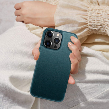 Magnetic Side Window View Shockproof Horizontal Flip Leather Case, For iPhone 13 mini, For iPhone 13, For iPhone 13 Pro, For iPhone 13 Pro Max