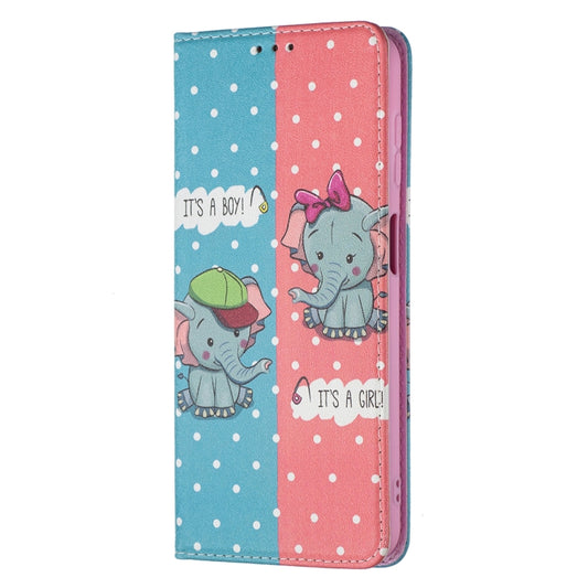 Colored Drawing Pattern Invisible Magnetic Horizontal Flip Phone Leather Case with Holder & Card Slots & Wallet, For Samsung Galaxy A13 5G, For Samsung Galaxy S22 Ultra 5G, For Samsung Galaxy S22+ 5G, For Samsung Galaxy S22 5G