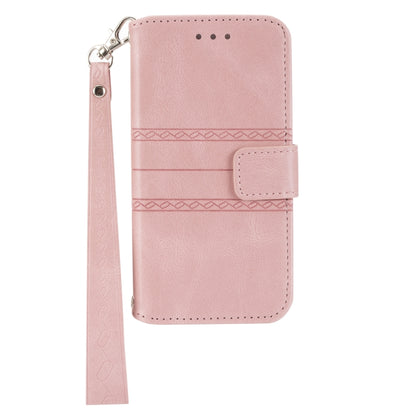 Embossed Striped Magnetic Buckle Horizontal Flip Phone Leather Case, For Samsung Galaxy A03 International Version, For Xiaomi Redmi Note 11, For Samsung Galaxy A03 EU Version, For Xiaomi Redmi Note 11 Pro, For Samaung Galaxy S22 Ultra 5G