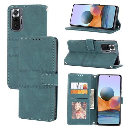 Embossed Striped Magnetic Buckle Horizontal Flip Phone Leather Case, For Samsung Galaxy A03 International Version, For Xiaomi Redmi Note 11, For Samsung Galaxy A03 EU Version, For Xiaomi Redmi Note 11 Pro, For Samaung Galaxy S22 Ultra 5G