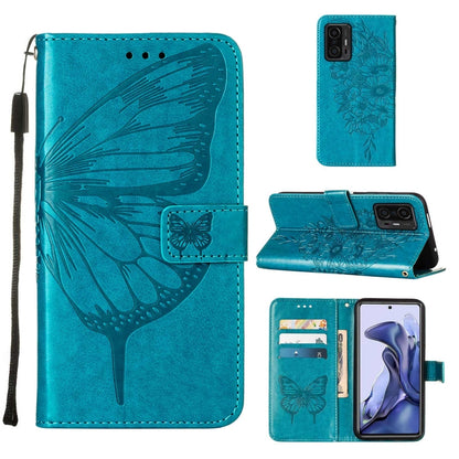 Embossed Butterfly Leather Phone Case with Holder & Card Slot & Wallet & Lanyard, For Samsung Galaxy A13 5G, For Samsung Galaxy F52 5G, For Samsung Galaxy S22 5G, For Samsung Galaxy S22+ 5G, For Samsung Galaxy S22 Ultra 5G                              ...