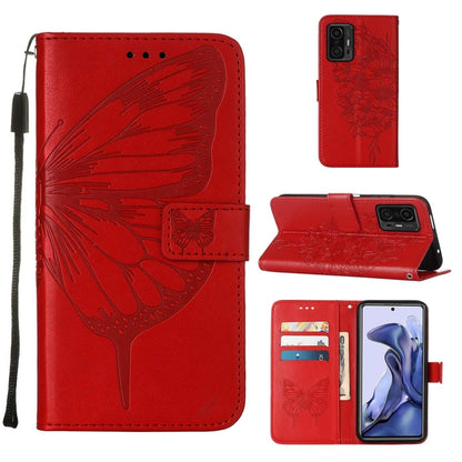 Embossed Butterfly Leather Phone Case with Holder & Card Slot & Wallet & Lanyard, For Samsung Galaxy A13 5G, For Samsung Galaxy F52 5G, For Samsung Galaxy S22 5G, For Samsung Galaxy S22+ 5G, For Samsung Galaxy S22 Ultra 5G                              ...