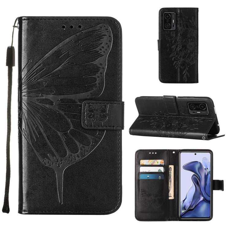 Embossed Butterfly Leather Phone Case with Holder & Card Slot & Wallet & Lanyard, For Samsung Galaxy A13 5G, For Samsung Galaxy F52 5G, For Samsung Galaxy S22 5G, For Samsung Galaxy S22+ 5G, For Samsung Galaxy S22 Ultra 5G                              ...