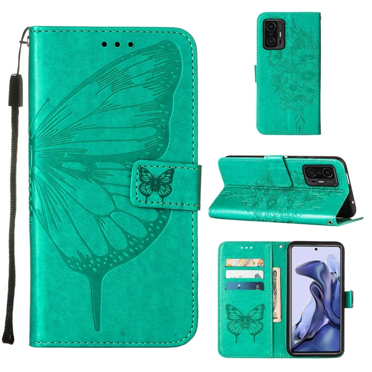 Embossed Butterfly Leather Phone Case with Holder & Card Slot & Wallet & Lanyard, For Samsung Galaxy A13 5G, For Samsung Galaxy F52 5G, For Samsung Galaxy S22 5G, For Samsung Galaxy S22+ 5G, For Samsung Galaxy S22 Ultra 5G                              ...