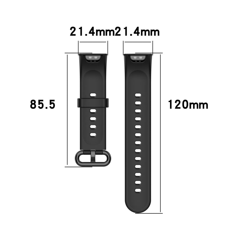 Solid Color Silicone Strap Watchband, For Xiaomi Redmi Watch 2