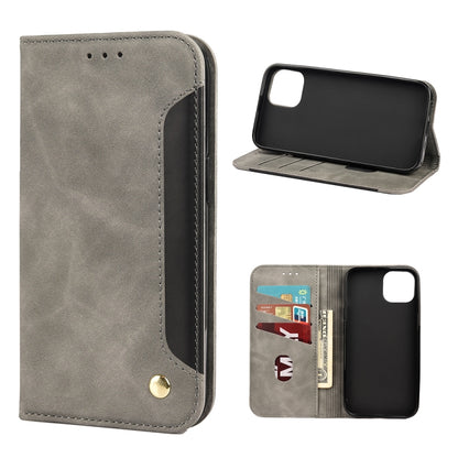 Skin Feel Splicing Leather Phone Case, For iPhone 11 Pro Max, For iPhone 11 Pro, For iPhone 11, For iPhone XS Max, For iPhone X / XS, For iPhone XR, For iPhone SE 2022 / SE 2020 / 8 / 7, For iPhone 8 Plus & 7 Plus