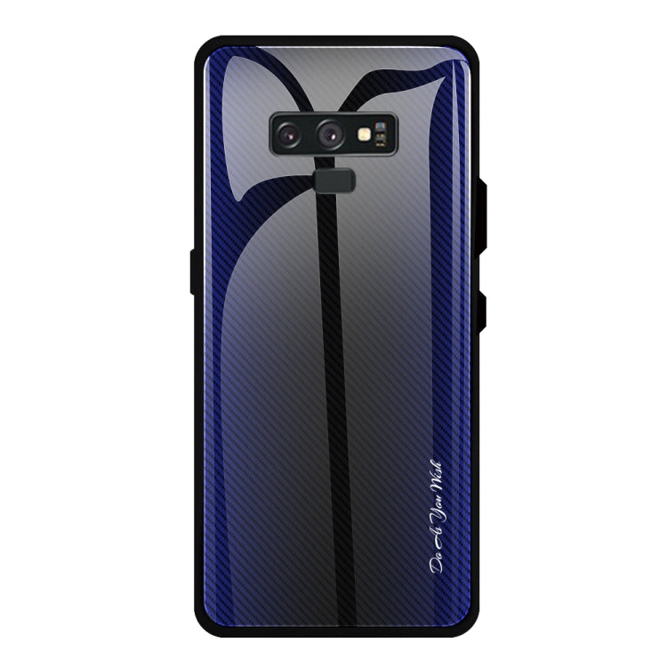 Texture Gradient Glass Protective Case, For Galaxy A20 / A30, For Galaxy A50, For Galaxy A80 / A90, For Galaxy Note 9, For Galaxy Note 10 Pro, For Galaxy S10, For iPhone SE 2022 / SE 2020 / 8 / 7, For iPhone XS Max
