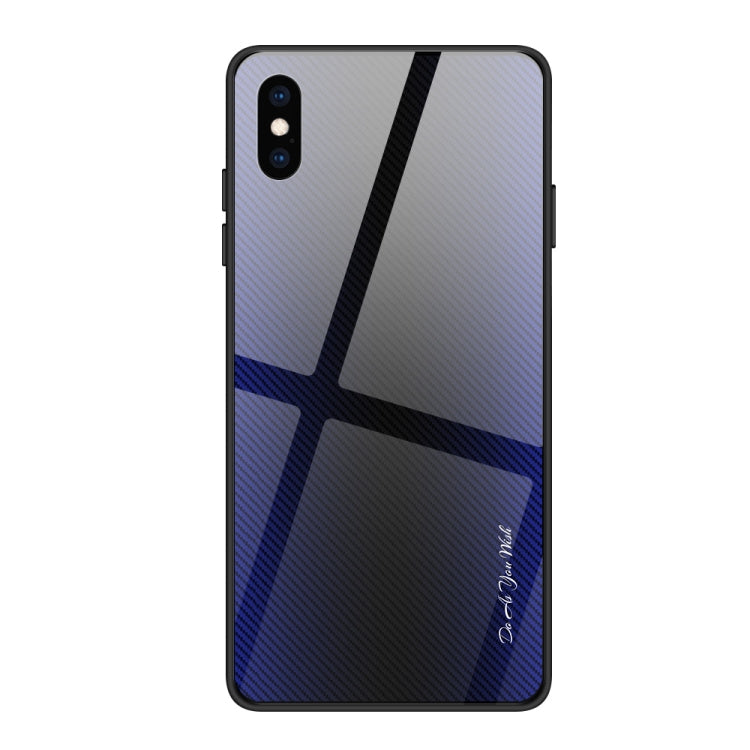 Texture Gradient Glass Protective Case, For Galaxy A20 / A30, For Galaxy A50, For Galaxy A80 / A90, For Galaxy Note 9, For Galaxy Note 10 Pro, For Galaxy S10, For iPhone SE 2022 / SE 2020 / 8 / 7, For iPhone XS Max
