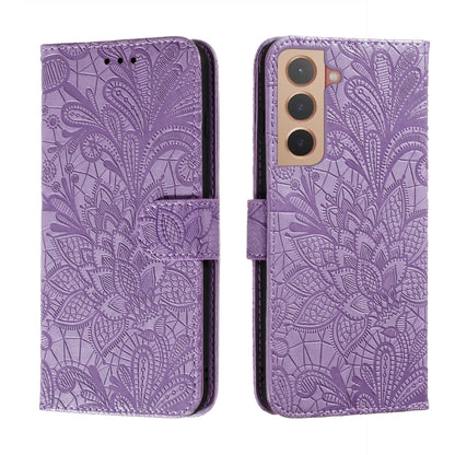 Lace Flower Leather Phone Case with Holder & Card Slots & Wallet & Photo Frame, For Samsung Galaxy S22 5G, For Samsung Galaxy S22 Ultra 5G, For Samsung Galaxy S22+ 5G, For Xiaomi Redmi Note 11, For Xiaomi Redmi Note 11 Pro