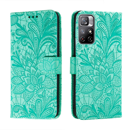 Lace Flower Leather Phone Case with Holder & Card Slots & Wallet & Photo Frame, For Samsung Galaxy S22 5G, For Samsung Galaxy S22 Ultra 5G, For Samsung Galaxy S22+ 5G, For Xiaomi Redmi Note 11, For Xiaomi Redmi Note 11 Pro